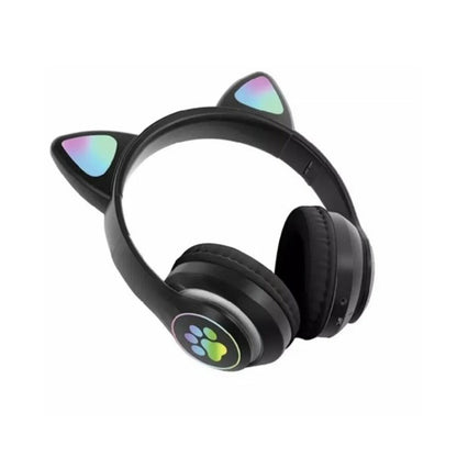 Handsfree Bluetooth Borofone BO18 Cat Ear, A2DP, Μαύρο