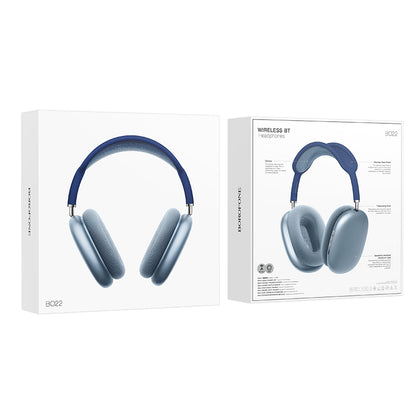 Ακουστικά Bluetooth Borofone BO22 Elegant, A2DP, Μπλε