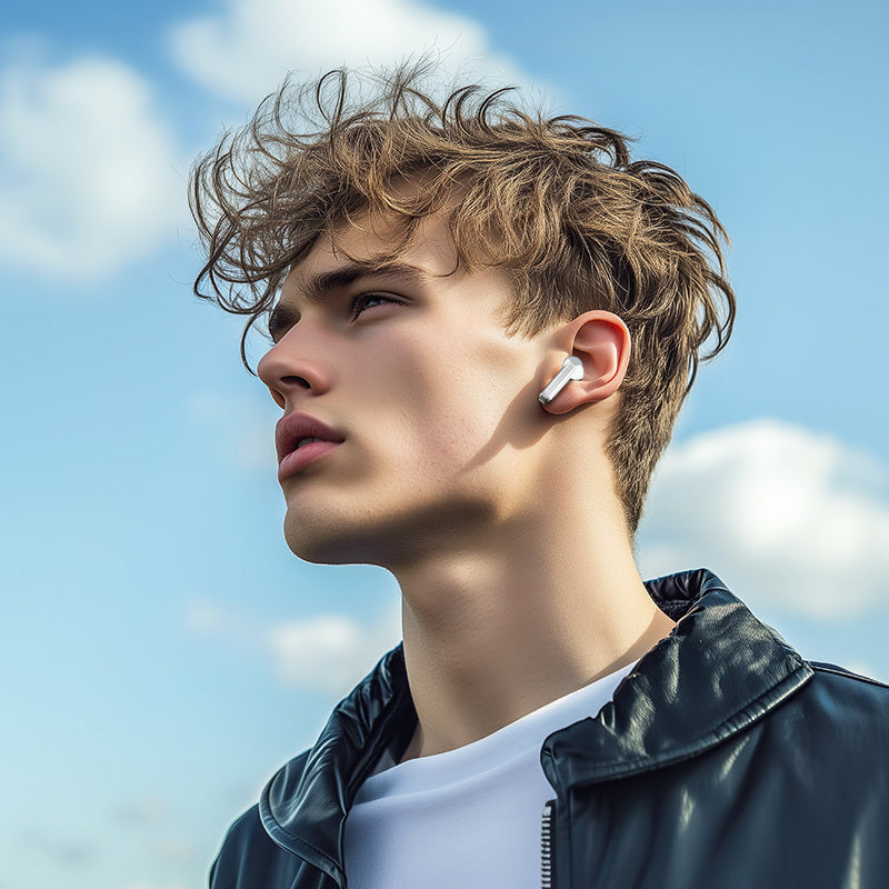 Handsfree Bluetooth Borofone BW88 Deep Rhyme, TWS, Λευκό