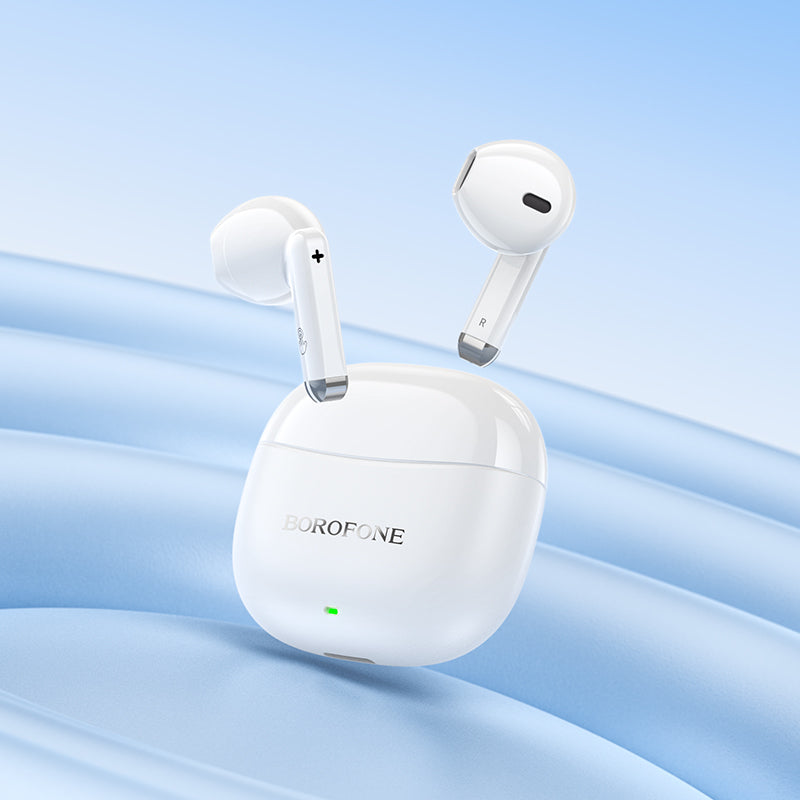 Handsfree Bluetooth Borofone BW88 Deep Rhyme, TWS, Λευκό
