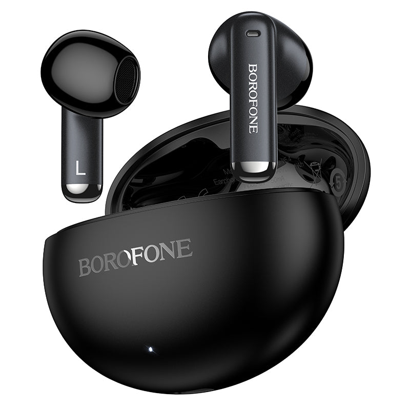 Ασύρματα ακουστικά Bluetooth Borofone FQ12 Nice, TWS, Μαύρο