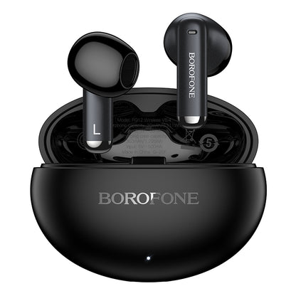 Ασύρματα ακουστικά Bluetooth Borofone FQ12 Nice, TWS, Μαύρο