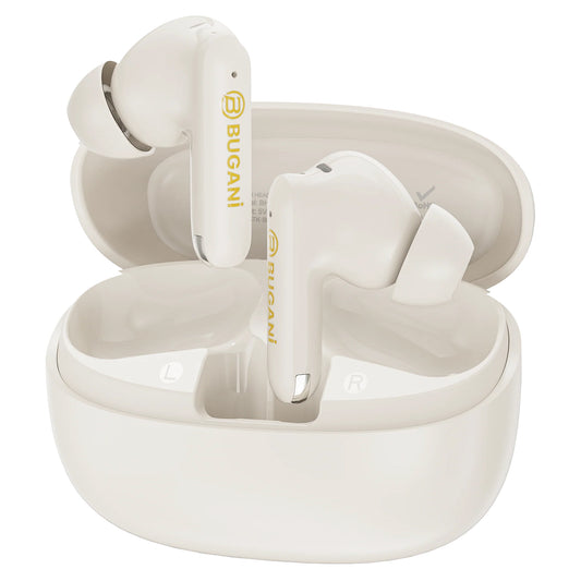 Ασύρματα ακουστικά Bluetooth Bugani Freebuds B20, TWS, ANC, Ανοιχτό Κρεμ