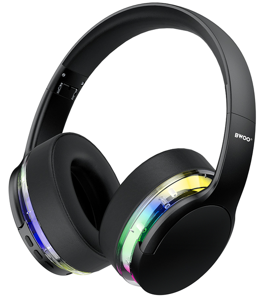 Ασύρματα ακουστικά Bluetooth BWOO BO-BW587, A2DP, ANC, Μαύρο