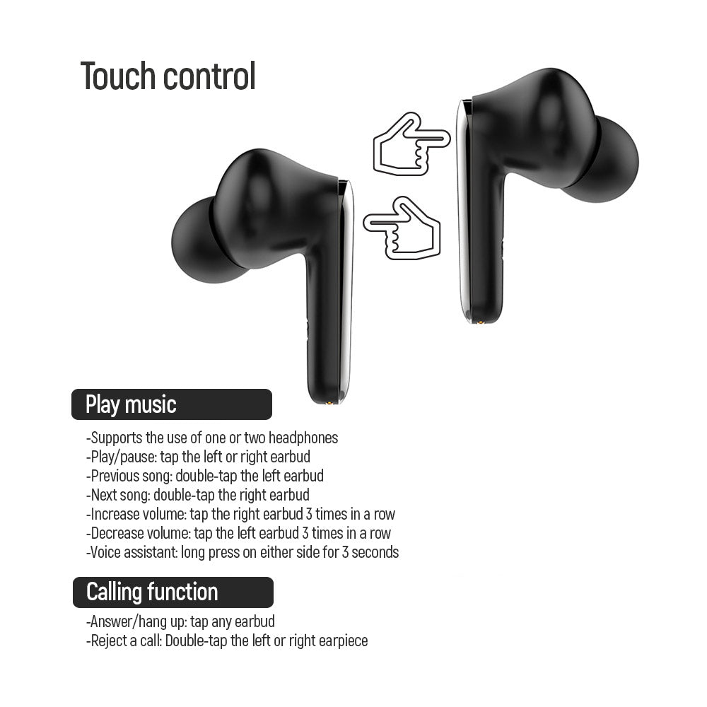 Handsfree Bluetooth ColorWay TWS3, TWS, Μαύρο