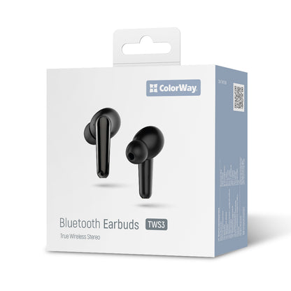 Handsfree Bluetooth ColorWay TWS3, TWS, Μαύρο