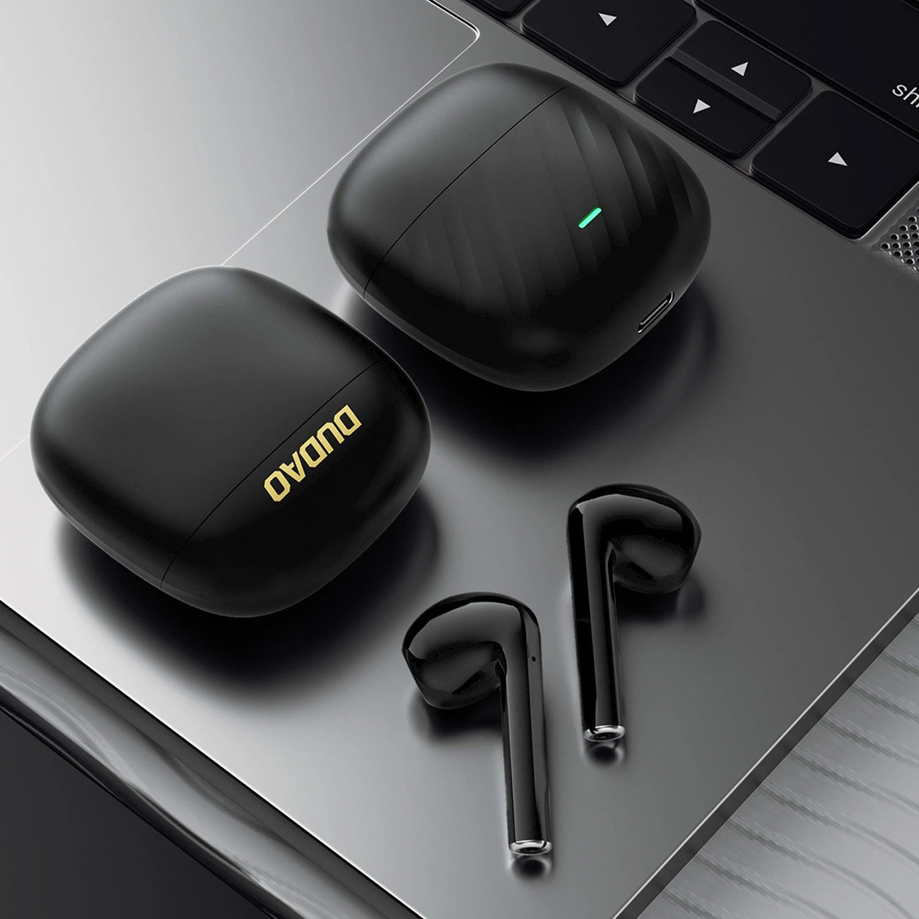 Handsfree Bluetooth Dudao U14+, TWS, Μαύρο