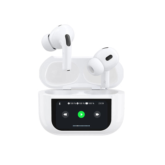 Handsfree Bluetooth Dudao U19 Display, TWS, Λευκό