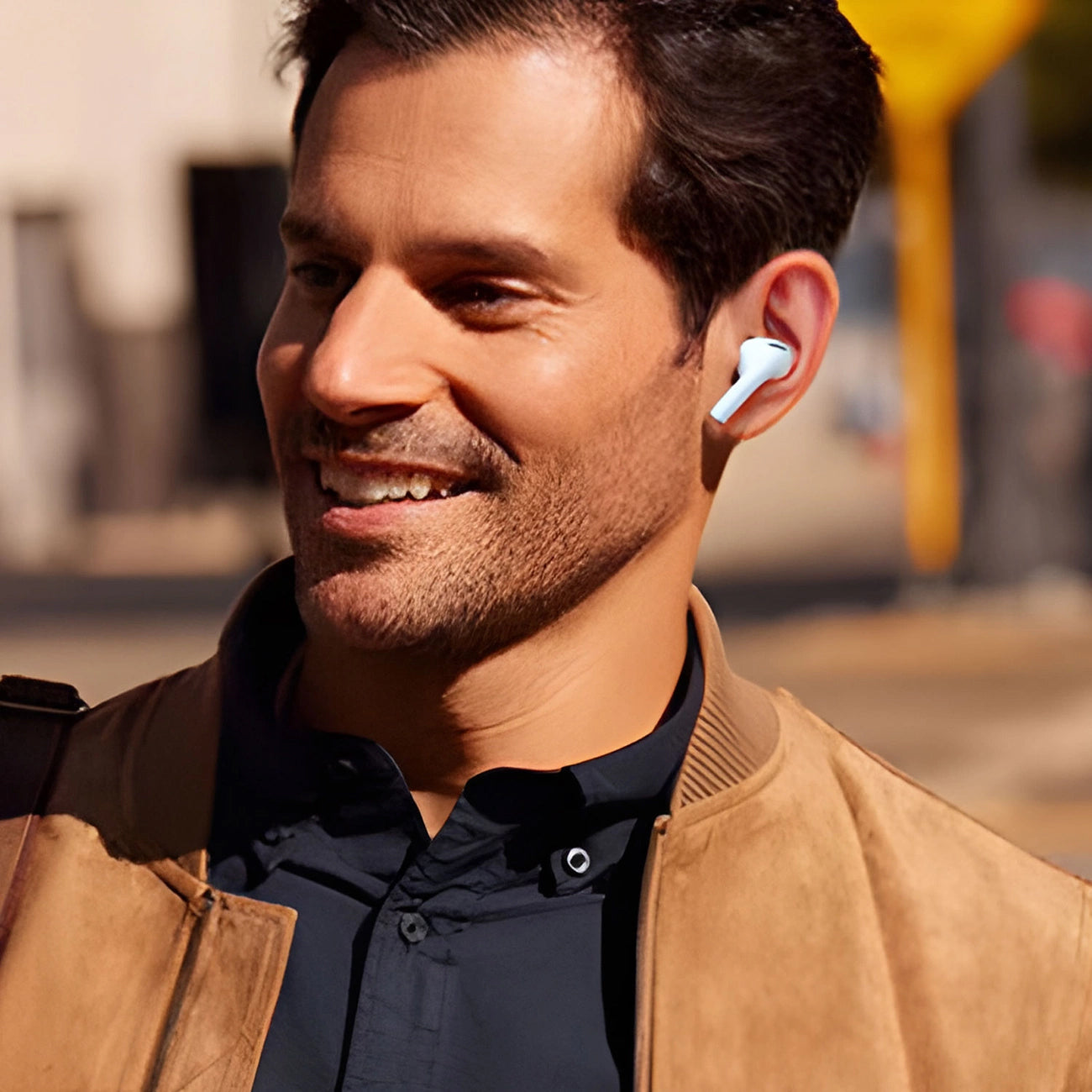 Handsfree Bluetooth Dudao U19 Display, TWS, Λευκό