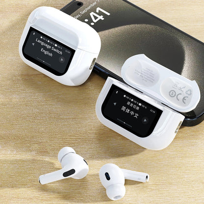 Handsfree Bluetooth Dudao U19 Display, TWS, Λευκό