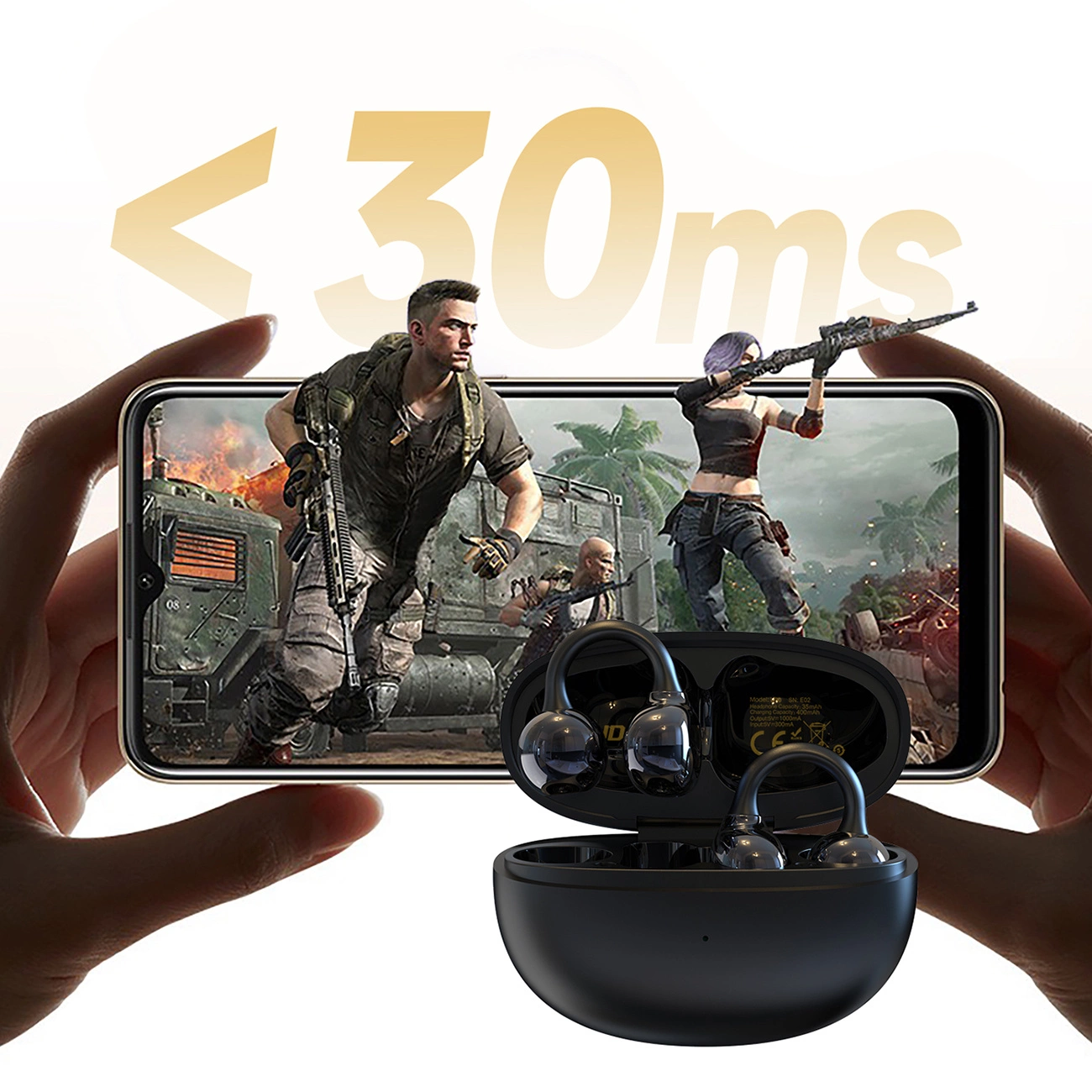 Handsfree Bluetooth Dudao U20, TWS, Μαύρο