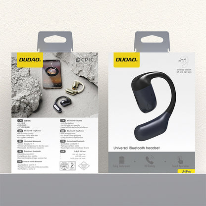 Handsfree Bluetooth Dudao U4Pro, A2DP, Μαύρο