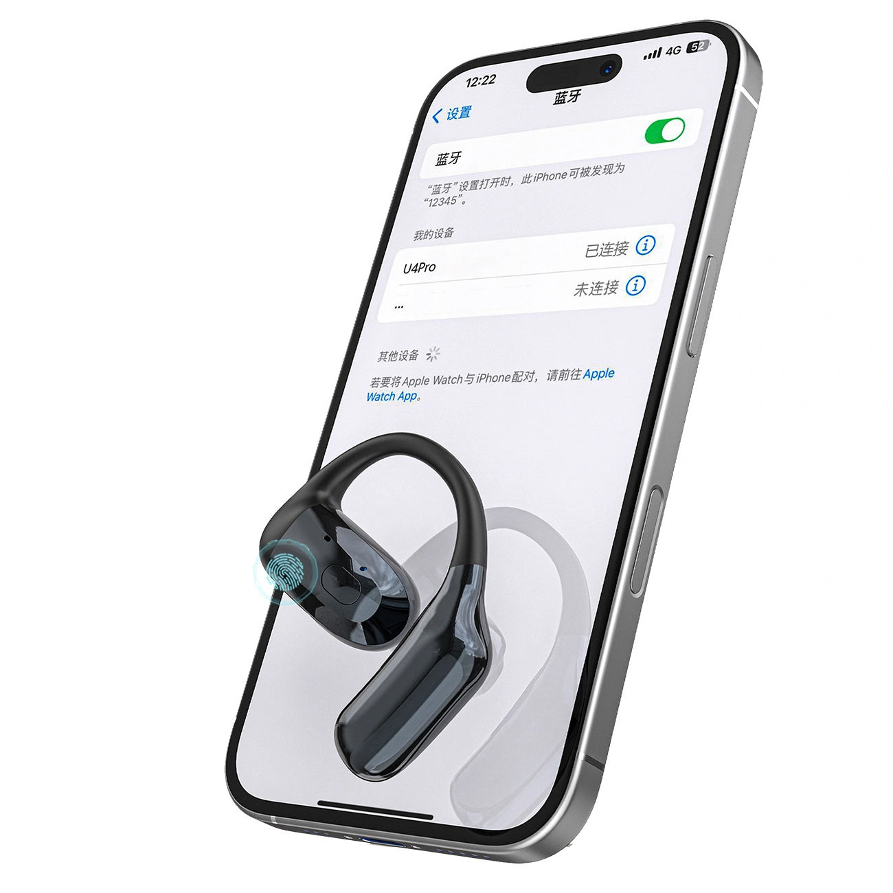 Handsfree Bluetooth Dudao U4Pro, A2DP, Μαύρο
