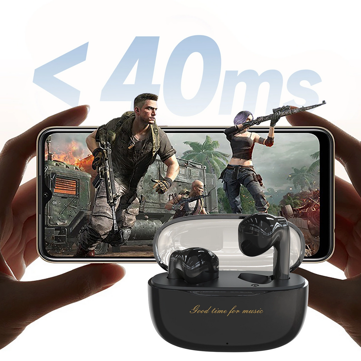 Bluetooth Handsfree Dudao U8, TWS, Black