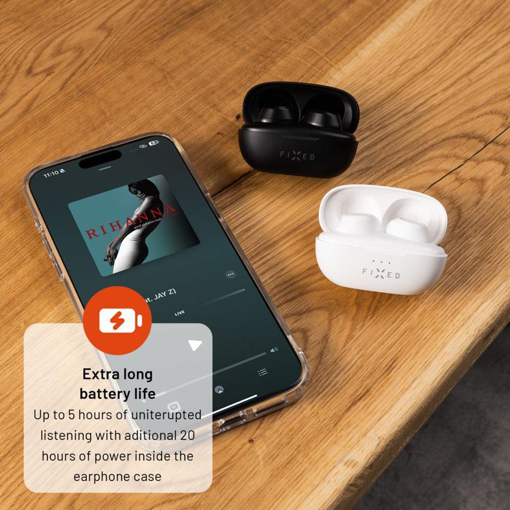 Handsfree Bluetooth Σταθερό, TWS, Μαύρο