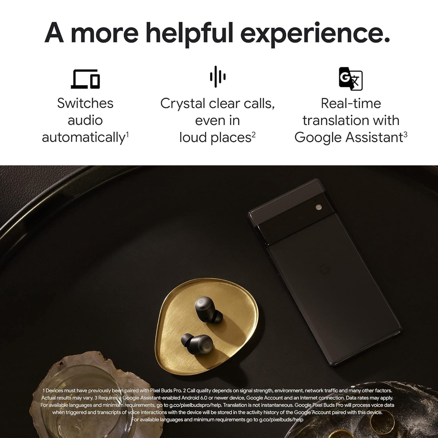 Handsfree Bluetooth Google Pixel Buds Pro, TWS, ANC, Γκρι GA03203