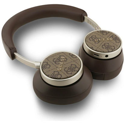 Handsfree Bluetooth Guess 4G Classic Logo, A2DP, Καφέ