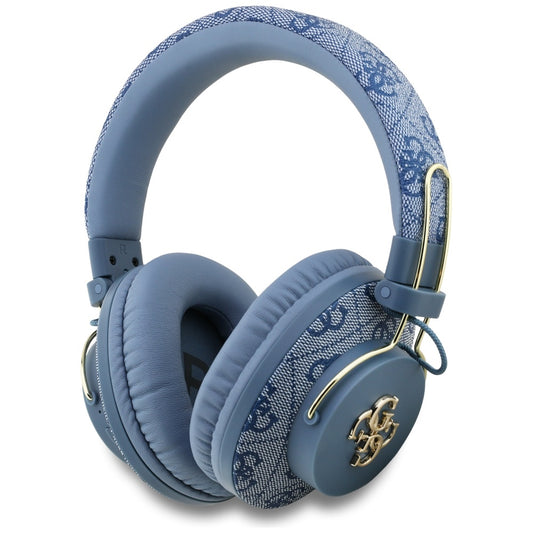 Handsfree Bluetooth Guess 4G Metal Logo, A2DP, Μπλε