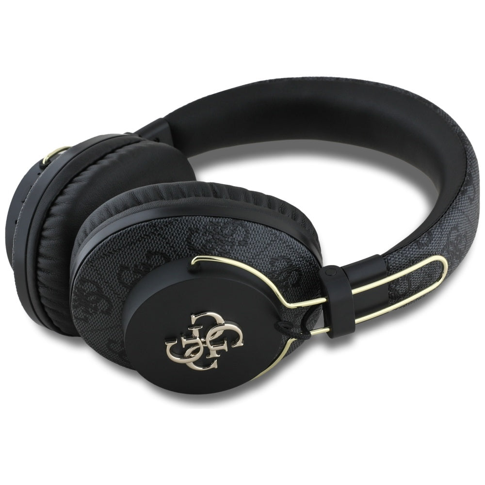 Handsfree Bluetooth Guess 4G Metal Logo, A2DP, Μαύρο