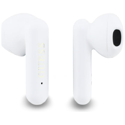 Handsfree Bluetooth Guess 4G Metal Logo, TWS, Ροζ