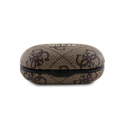 Handsfree Bluetooth Guess 4G Metal, TWS, Καφέ