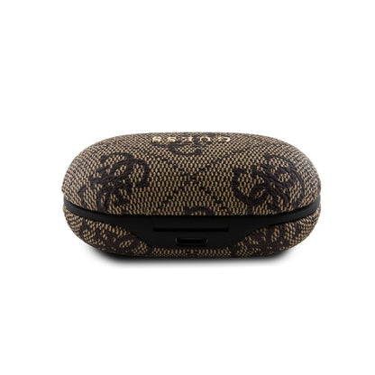 Handsfree Bluetooth Guess 4G Metal, TWS, Καφέ