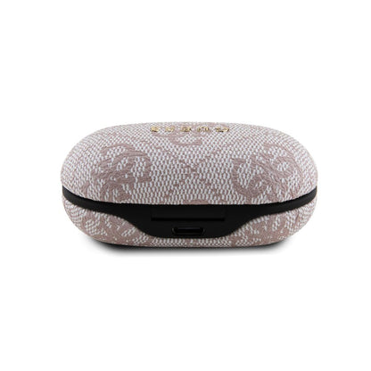 Handsfree Bluetooth Guess 4G Metal, TWS, Ροζ
