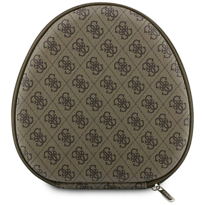 Handsfree Bluetooth Guess 4G Gold Triangle Logo, A2DP, Καφέ