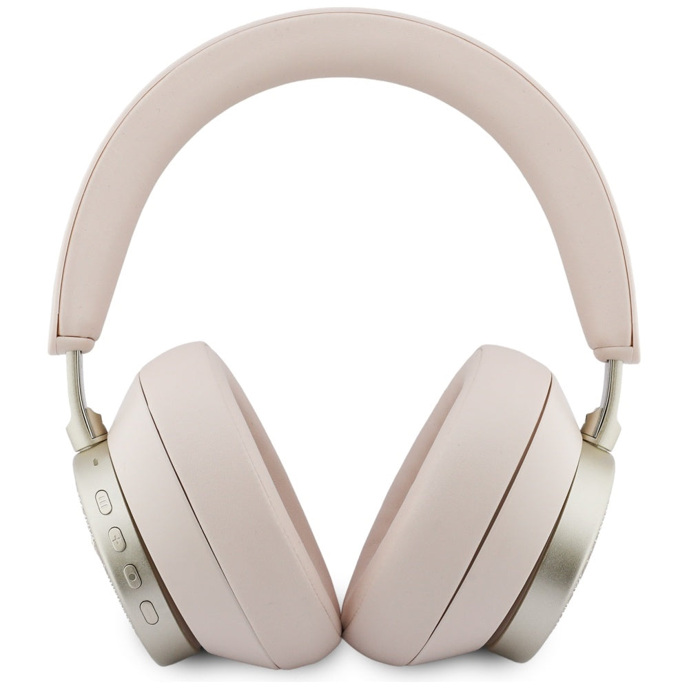Handsfree Bluetooth Guess 4G Gold Triangle Logo, A2DP, Ροζ