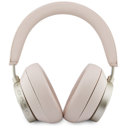 Handsfree Bluetooth Guess 4G Gold Triangle Logo, A2DP, Ροζ