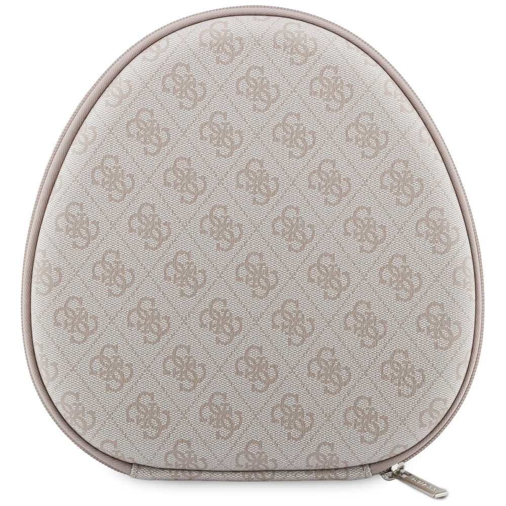 Handsfree Bluetooth Guess 4G Gold Triangle Logo, A2DP, Ροζ