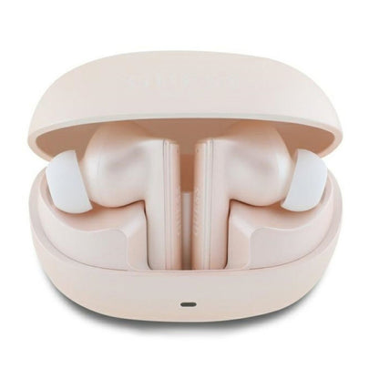 Handsfree Bluetooth Guess Capsule Printed Logo, TWS, ANC, Ροζ