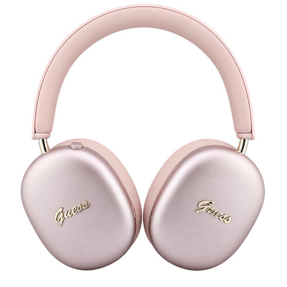 Ακουστικά Bluetooth Guess Metal Script Logo, A2DP, Ροζ