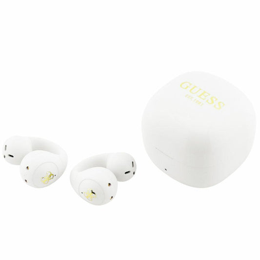 Handsfree Bluetooth Guess Mini Classic, TWS, Λευκό