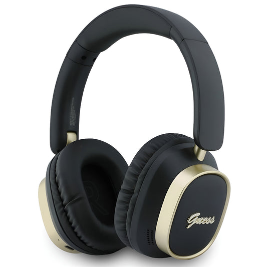 Handsfree Bluetooth Guess Rectangle Metal Script, A2DP, Μαύρο