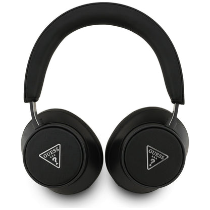 Handsfree Bluetooth Guess Saffiano Triangle Logo, A2DP, Μαύρο