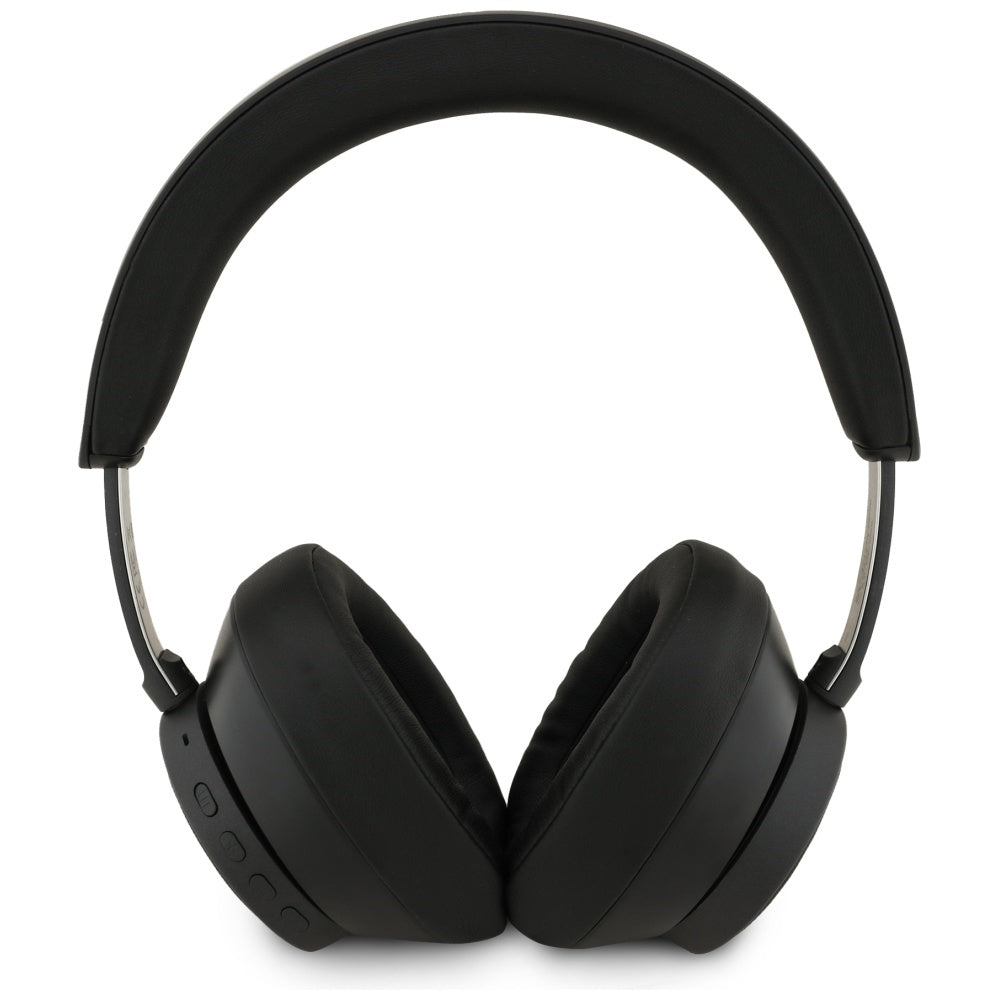 Handsfree Bluetooth Guess Saffiano Triangle Logo, A2DP, Μαύρο