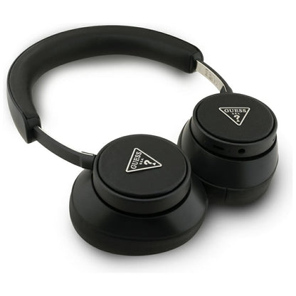 Handsfree Bluetooth Guess Saffiano Triangle Logo, A2DP, Μαύρο