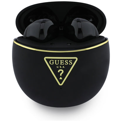 Handsfree Bluetooth Guess Script Print, TWS, Μαύρο