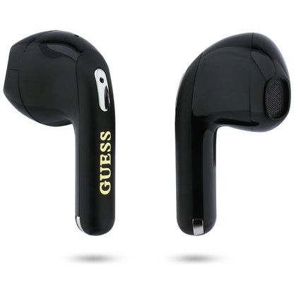 Handsfree Bluetooth Guess Script Print, TWS, Μαύρο