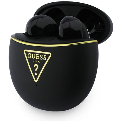 Handsfree Bluetooth Guess Script Print, TWS, Μαύρο