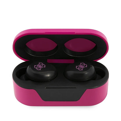 Handsfree Bluetooth Guess, TWS, Ματζέντα