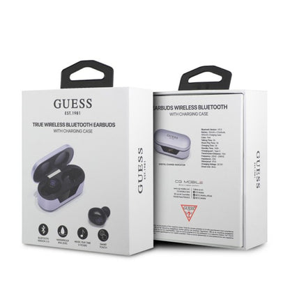 Handsfree Bluetooth Guess, TWS, Μωβ