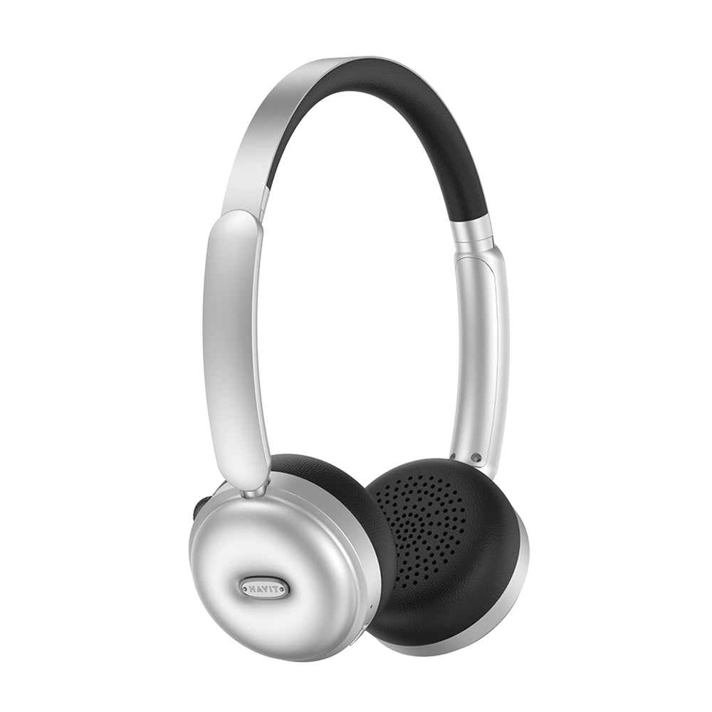 Handsfree Bluetooth HAVIT H616BT, A2DP, Ασημί Μαύρο