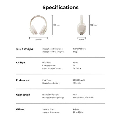 HAVIT H619BT Bluetooth Handsfree, A2DP, White