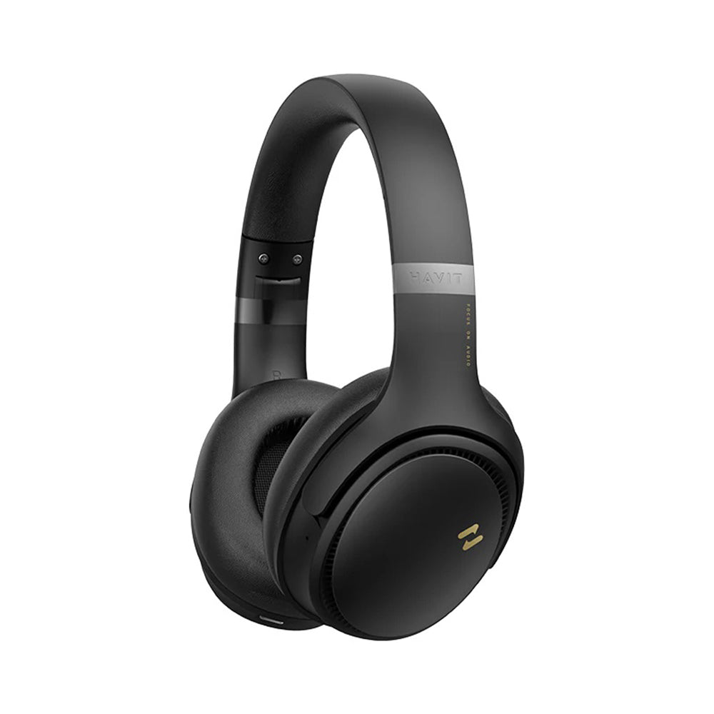 Handsfree Bluetooth HAVIT H630BT Pro, A2DP, ANC, Μαύρο