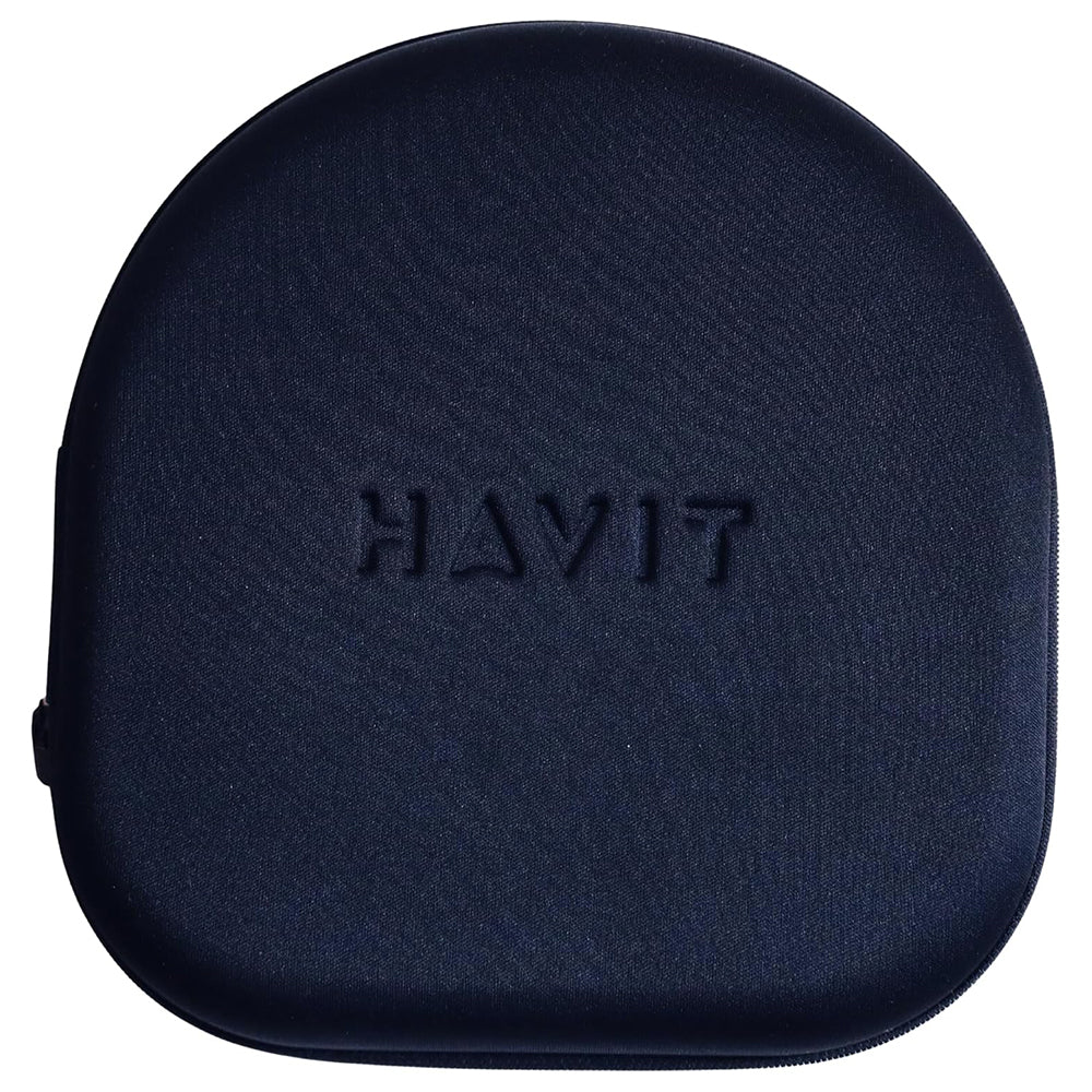 Handsfree Bluetooth HAVIT H655BT Pro, Multipoint, A2DP, ANC, Μαύρο