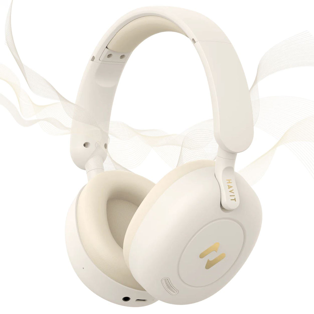 Handsfree Bluetooth HAVIT H655BT Pro, Multipoint, A2DP, ANC, Μαύρο