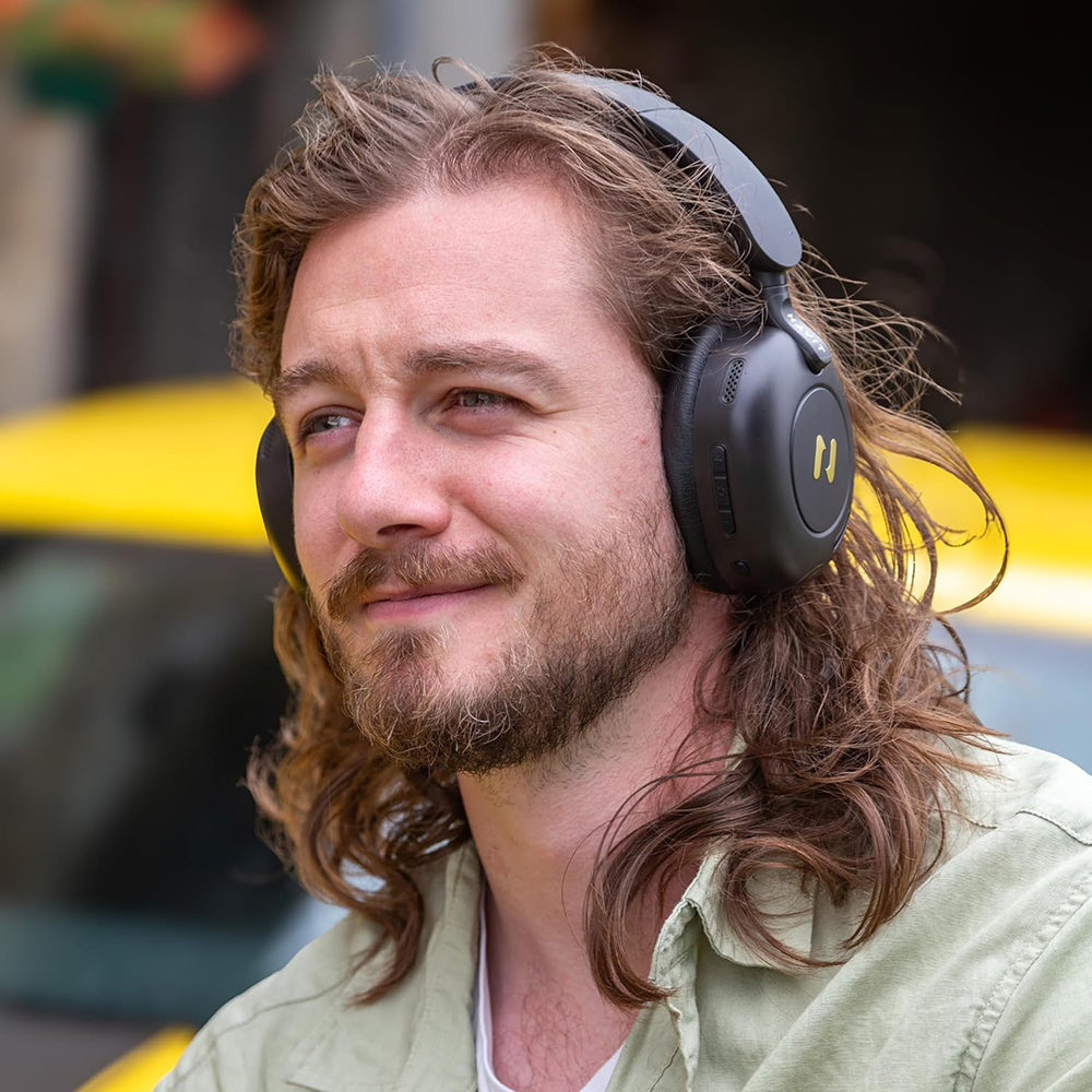 Handsfree Bluetooth HAVIT H655BT Pro, Multipoint, A2DP, ANC, Μαύρο