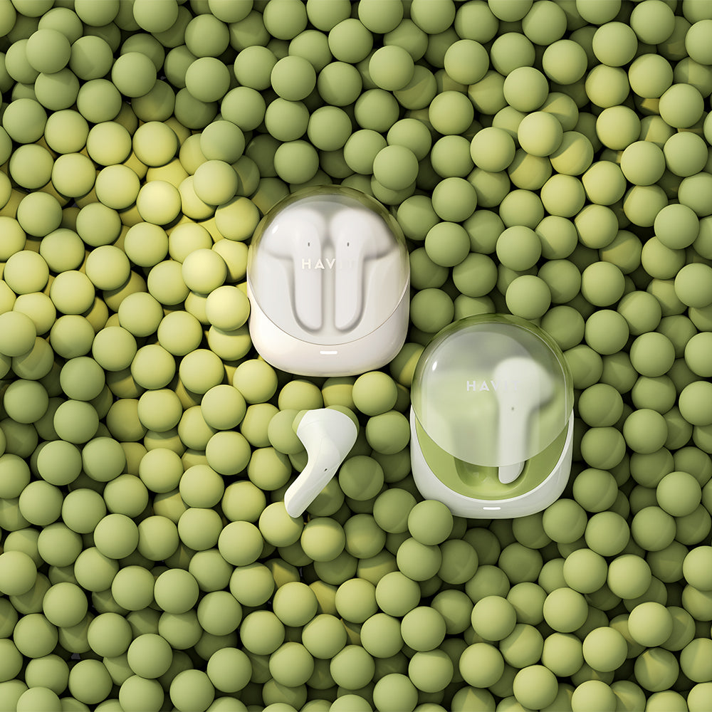 Handsfree Bluetooth HAVIT Modern Buds TW974, TWS, Beige